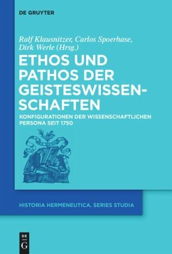 Ethos und Pathos der Geisteswissenschaften