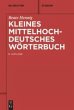 Kleines Mittelhochdeutsches Wörterbuch - Bild 1