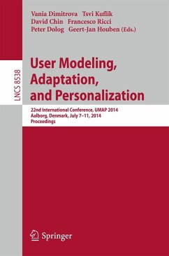 User Modeling, Adaptation and Personalization