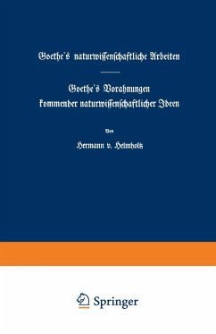 Goethe's naturwissenschaftliche Arbeiten - Helmholtz, Hermann von