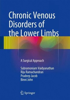Chronic Venous Disorders of the Lower Limbs - Vaidyanathan, Subramoniam;Menon, Riju Ramachandran;Jacob, Pradeep