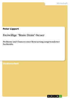 Freiwillige "Brain Drain"-Steuer (eBook, PDF)