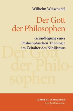 Gott der Philosophen (eBook, PDF) - Weischedel, Wilhelm