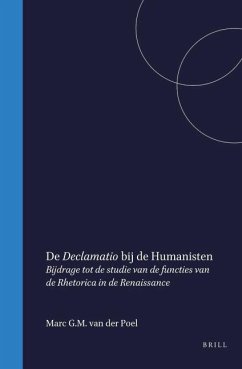 Cover de Declamatio Bij de Humanisten