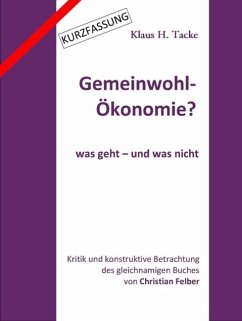 Cover Gemeinwohl-Ökonomie (eBook, ePUB)