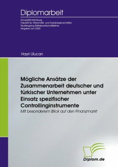 Mögliche Ansätze der Zusammenarbeit deutscher und türkischer Unternehmen unter Einsatz spezifischer Controllinginstrumente (eBook, PDF)