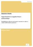 Opportunism in supplier-buyer relationships (eBook, PDF) Opportunism in supplier-buyer relationships (eBook, PDF)