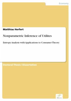 Nonparametric Inference of Utilites (eBook, PDF) - Herfert, Matthias