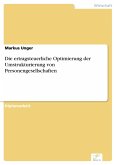 Die ertragsteuerliche Optimierung der Umstrukturierung von Personengesellschaften (eBook, PDF) Die ertragsteuerliche Optimierung der Umstrukturierung von Personengesellschaften (eBook, PDF)