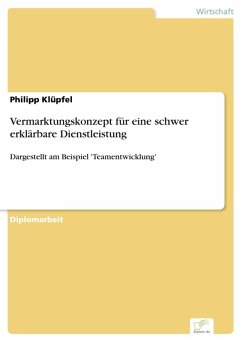 Vermarktungskonzept für eine schwer erklärbare Dienstleistung (eBook, PDF)