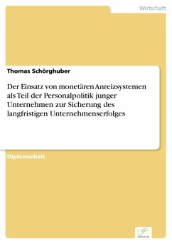 Der Einsatz von monetären Anreizsystemen als Teil der Personalpolitik junger Unternehmen zur Sicherung des langfristigen Unternehmenserfolges (eBook, PDF)