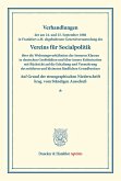 Verhandlungen der am 24. und 25. September 1886 in Frankfurt a.M. abgehaltenen Generalversammlung des Vereins für Socialpolitik über die Wohnungsverhältnisse der ärmeren Klassen in deutschen Großstädten
