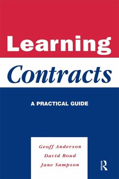 Learning Contracts (eBook, PDF) - Anderson, Geoff; Boud, David; Sampson, Jane