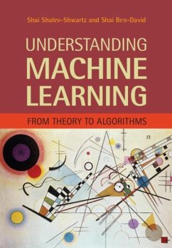 Understanding Machine Learning (eBook, PDF) - Shalev-Shwartz, Shai