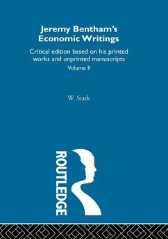 Jeremy Bentham's Economic Writings (eBook, ePUB)