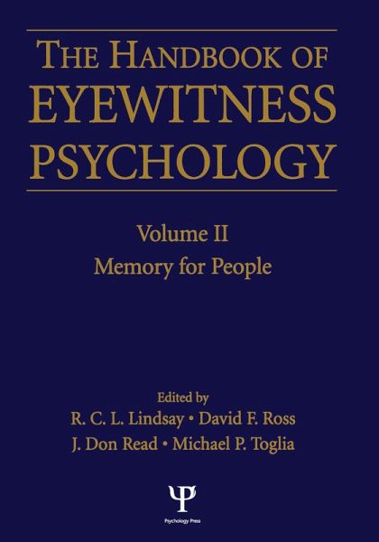 Handbook Of Eyewitness Psychology 2 Volume Set (eBook, PDF)