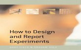 How to Design and Report Experiments (eBook, ePUB)