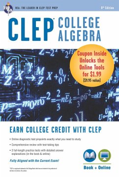 CLEP® College Algebra Book + Online (eBook, ePUB) - Schwartz, Stu