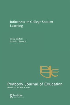 Influences on College Student Learning (eBook, PDF)