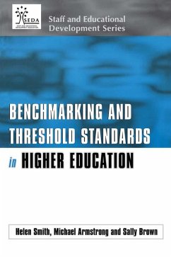 Cover Benchmarking and Threshold Standards in Higher Education (eBook, PDF)