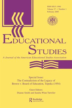 Cover The Contradictions of the Legacy of Brown V. Board of Education, Topeka (1954) (eBook, PDF)