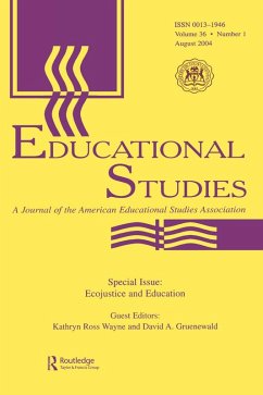 Cover Ecojustice and Education (eBook, ePUB)