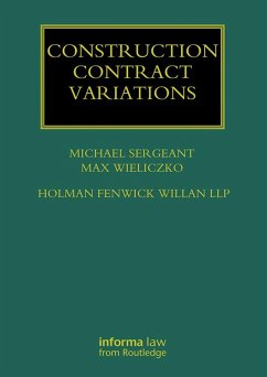 Cover Construction Contract Variations (eBook, ePUB)