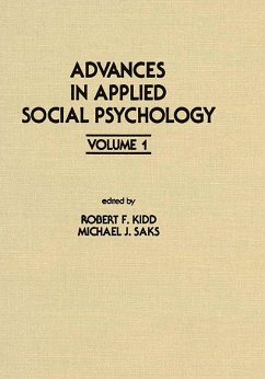 Advances in Applied Social Psychology (eBook, ePUB)