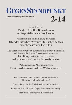 Cover GegenStandpunkt 2-14 (eBook, PDF)
