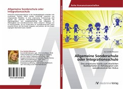 Allgemeine Sonderschule oder Integrationsschule - Schildt-Messerer, Eva