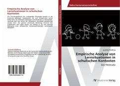 Empirische Analyse von Lernsituationen in schulischen Kontexten - Wollberg, Ljudmila