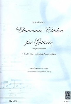 Cover Elementar-Etüden für Gitarre. Band 3