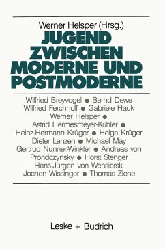 Jugend zwischen Moderne und Postmoderne Cover Jugend zwischen Moderne und Postmoderne