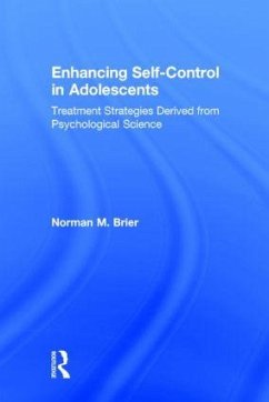 Enhancing Self-Control in Adolescents - Brier, Norman M