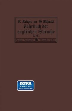 Lehrbuch der englischen Sprache - Krüger, Richard;Schmidt, Georg
