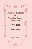 Marriage Licenses of Frederick County, Maryland