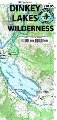 Dinkey Lakes Wilderness Trail Map - Harrison, Tom