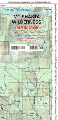 MT Shasta Wilderness Trail Map - Harrison, Tom