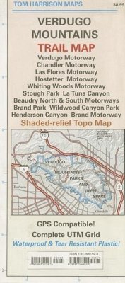 Verdugo Mountains Trail Map - Harrison, Tom
