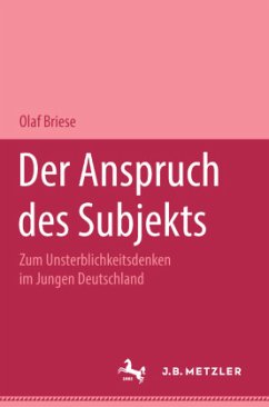 Cover Der Anspruch des Subjekts