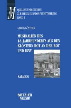 Cover Musikalien des 18. Jahrhunderts aus den Klöstern Rot an der Rot und Isny; .