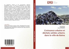 Croissance urbaine et déchets solides urbains dans la ville de Batna - Sefouhi, Linda;Kalla, Mahdi;Djebabra, Mebarek