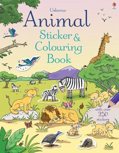 Animal Sticker and Colouring Book - Greenwell, Jessica
