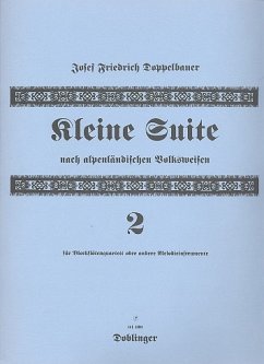 Kleine Suite nach alpenländischen Volksweisen Nr.2 für 4 Blockflöten (SATB)