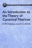 An Introduction to the Theory of Canonical Matrices (eBook, ePUB)