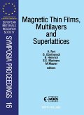 Magnetic Thin Films, Multilayers and Superlattices (eBook, PDF)
