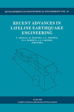 Cover Recent Advances in Lifeline Earthquake Engineering (eBook, PDF)