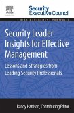 Security Leader Insights for Effective Management (eBook, ePUB)