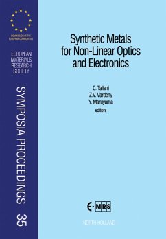 Cover Synthetic Materials for Non-Linear Optics and Electronics (eBook, PDF)