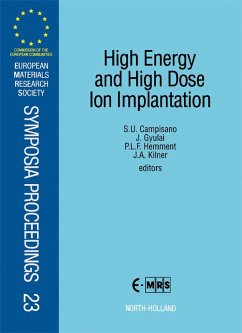 Cover High Energy and High Dose Ion Implantation (eBook, PDF)